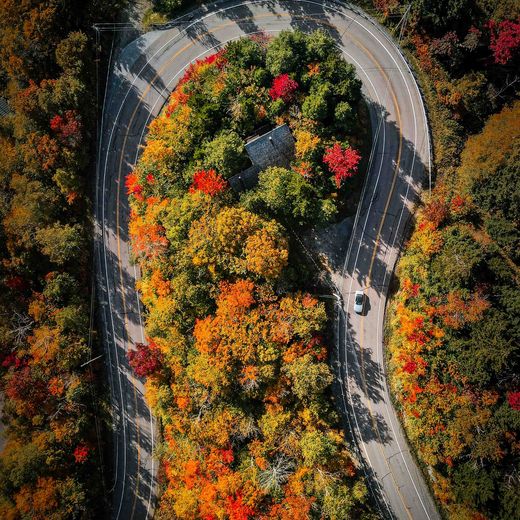 Appalachian Gap in fall
